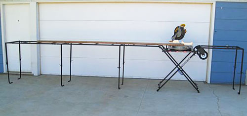 Power Bench® Pro Complete Power Bench w/ Extra Extension Table & Adaptors 18’ 6” Long